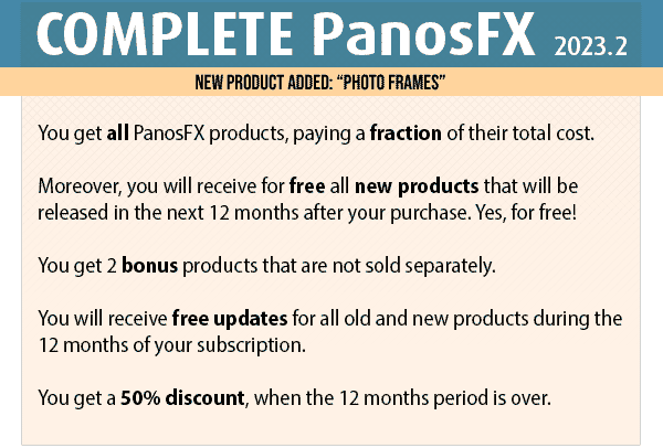 Complete PanosFX of Photoshop add-ons