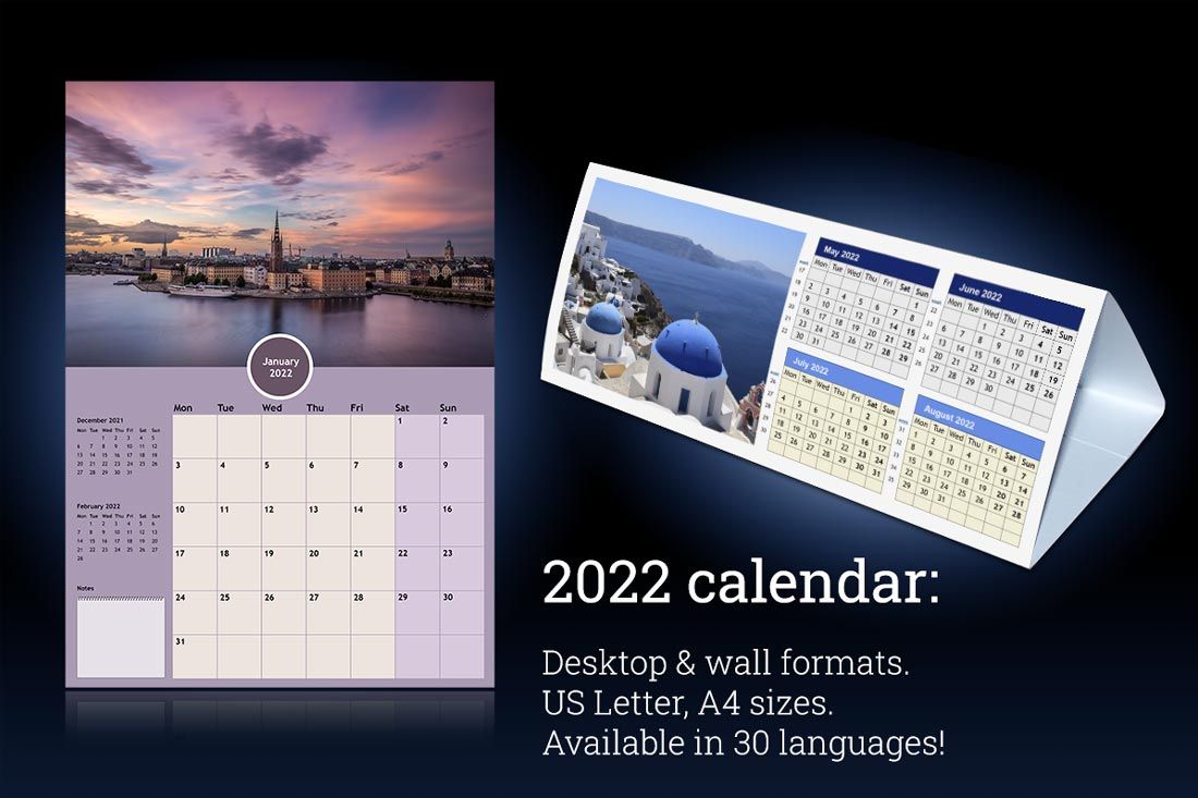 Your 2022 Photoshop calendar