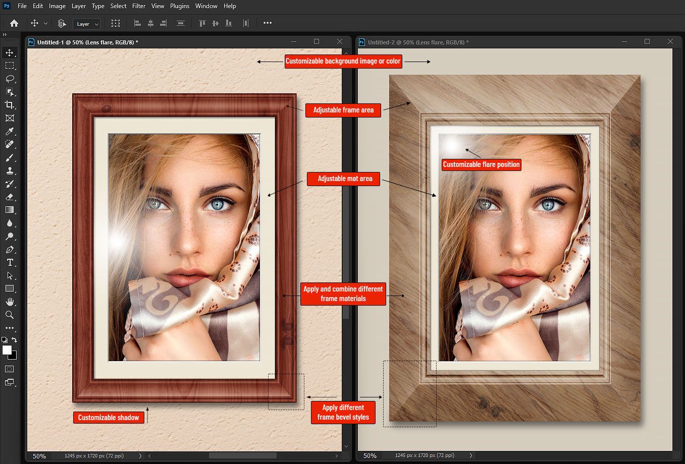 photo frames - main features