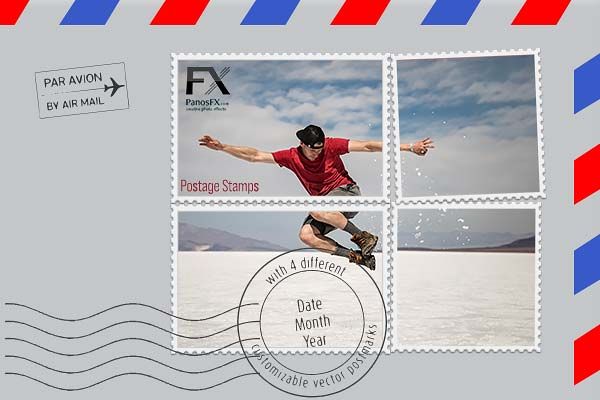 Using the Postage Stamps actions