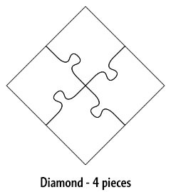 Diamond - 4 pieces