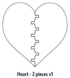 Heart - 2 pieces v1