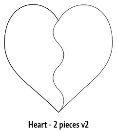Heart - 2 pieces v2