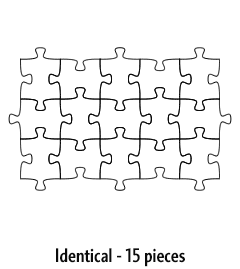 Identical - 15 pieces