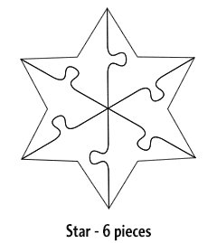 Star - 6 pieces