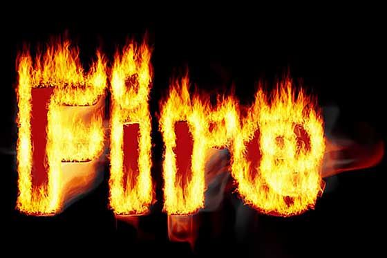 Photoshop tutorial: Set your text on fire