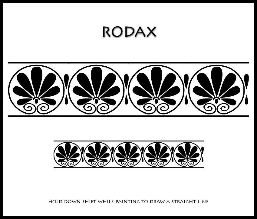 Rodax - preclassic Greece Photoshop brushes
