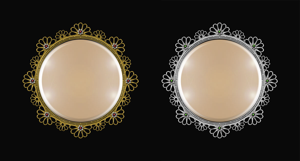 Golden Jeweled template