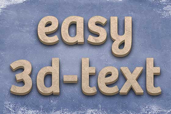3D text using styles