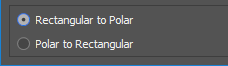 rectangular to polar