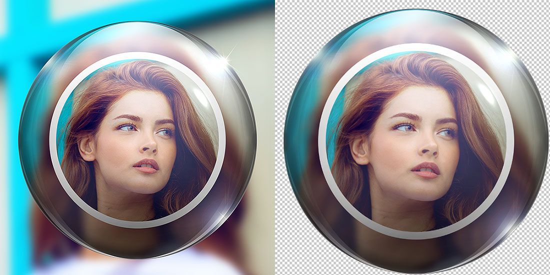 Photoshop crystal sphere - extra effects